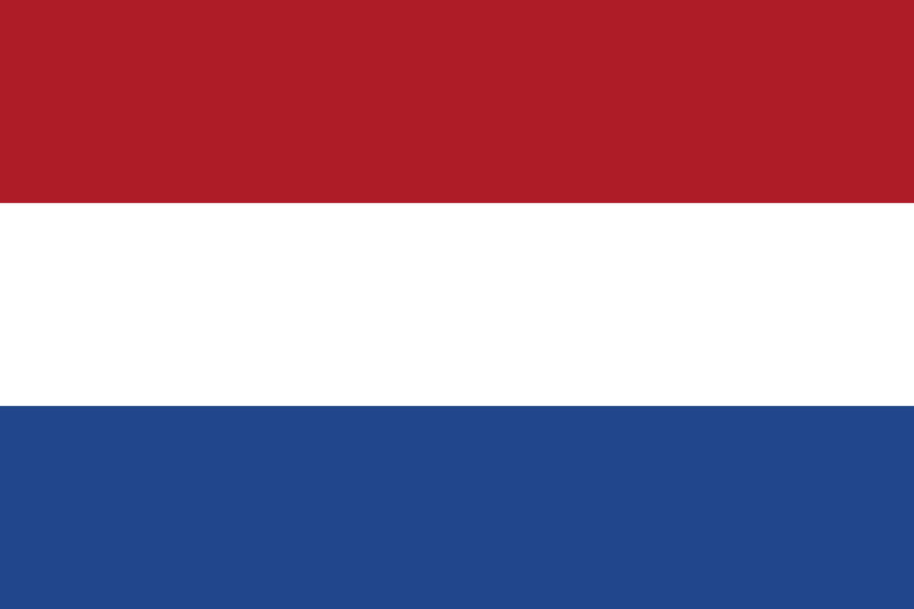 Hollands flag. Fra wikipedia