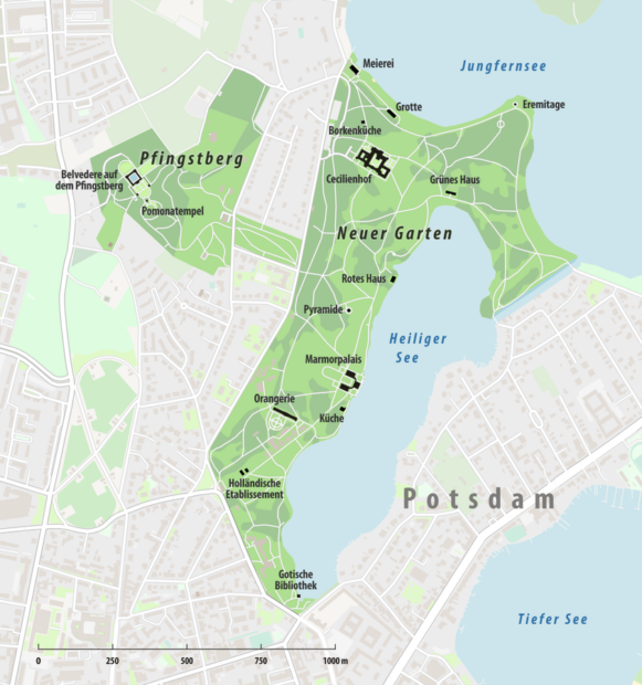 Neuer Garten (Potsdam) Historiskerejser.dk